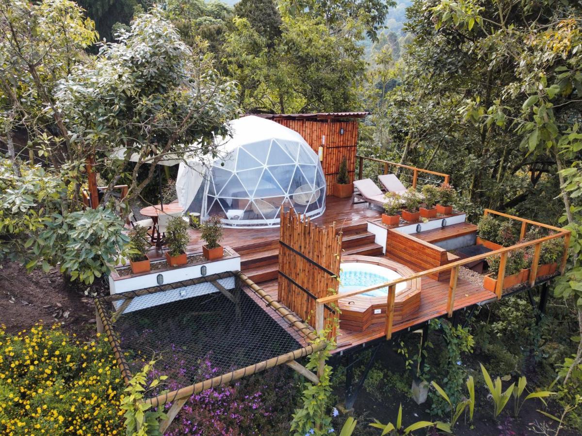 Nazca Glamping Hotell Villamaría Exteriör bild