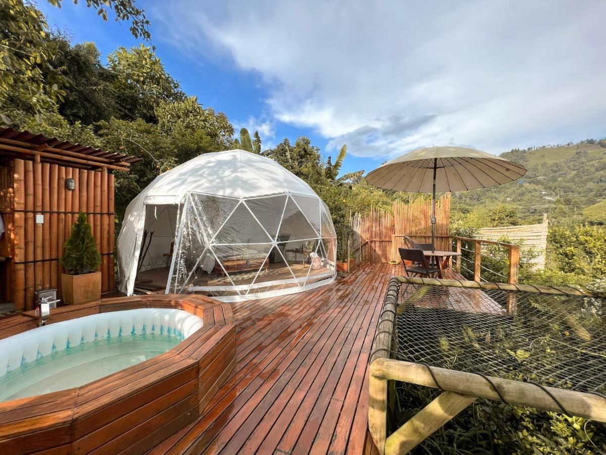 Nazca Glamping Hotell Villamaría Exteriör bild